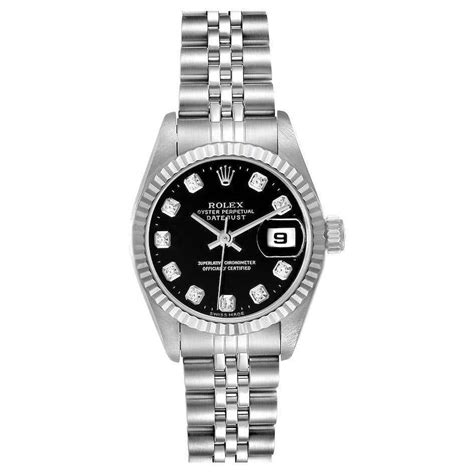 women's black face rolex|Women's Rolex .